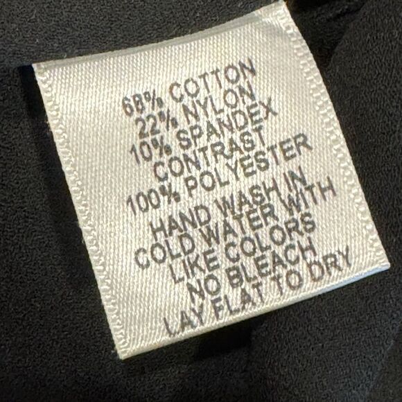 Olivia Moon Lace Navy Blue 1/2 Sleeves Popover NWT Size Medium - Picture 11 of 11